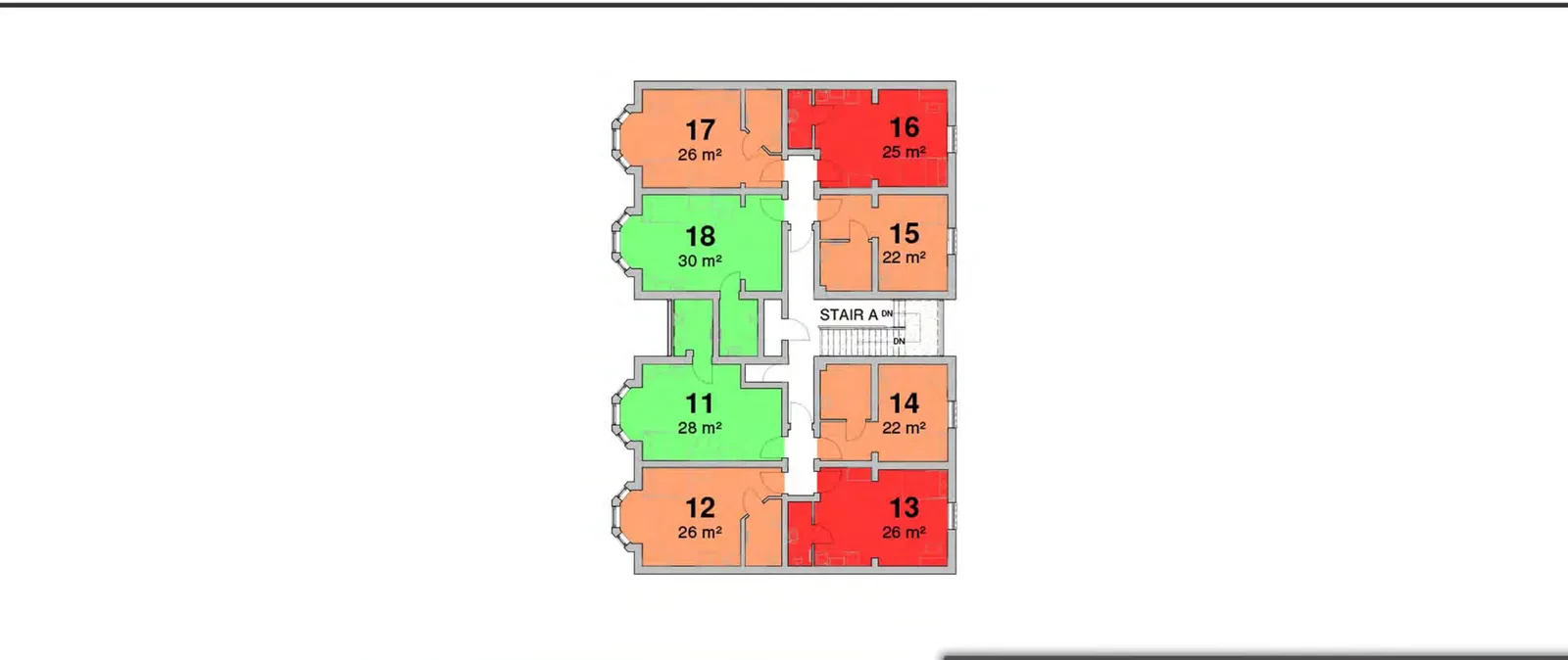First floor plan of 6-12 Gregory Boulevard