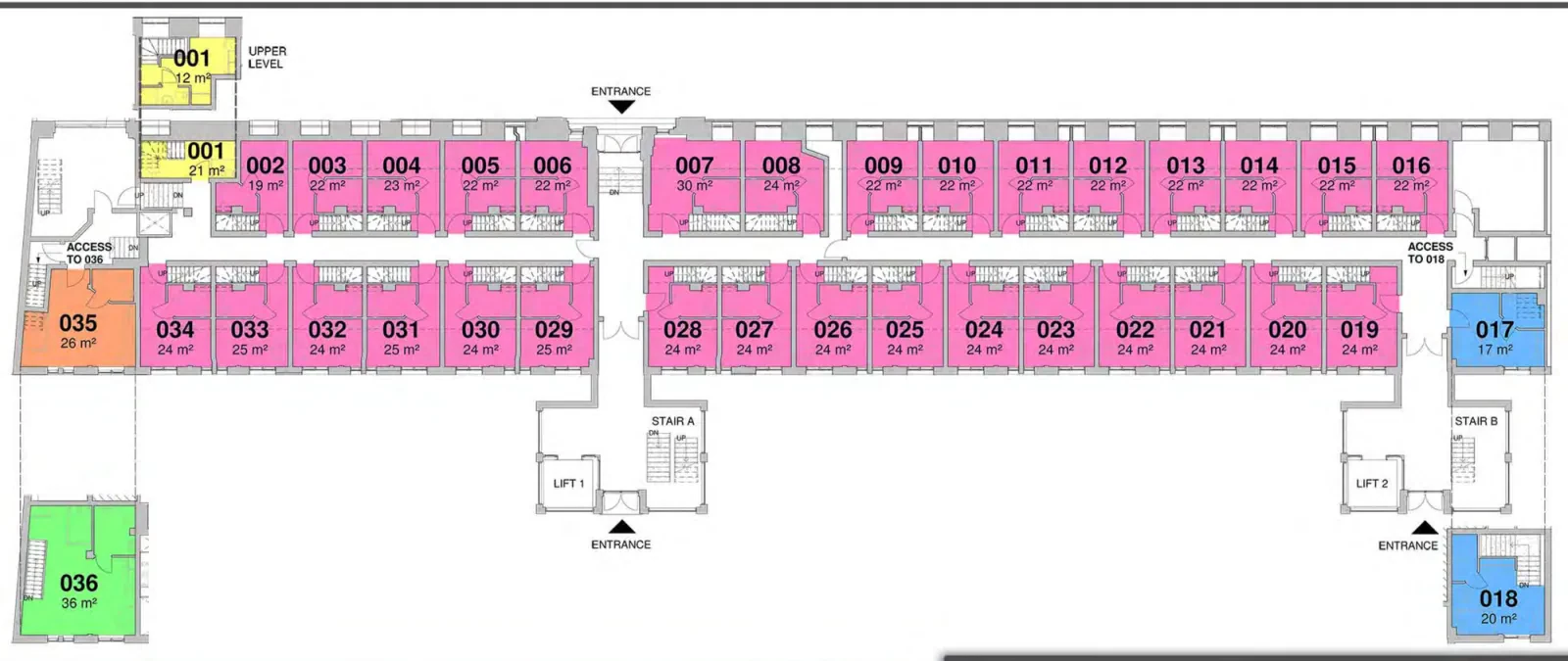 Ground floor plan of Adam & Burton House