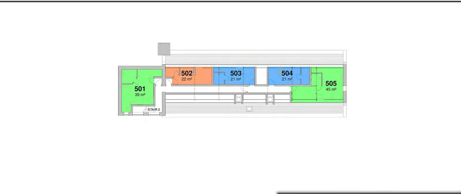 Fifth floor plan of Provident Works