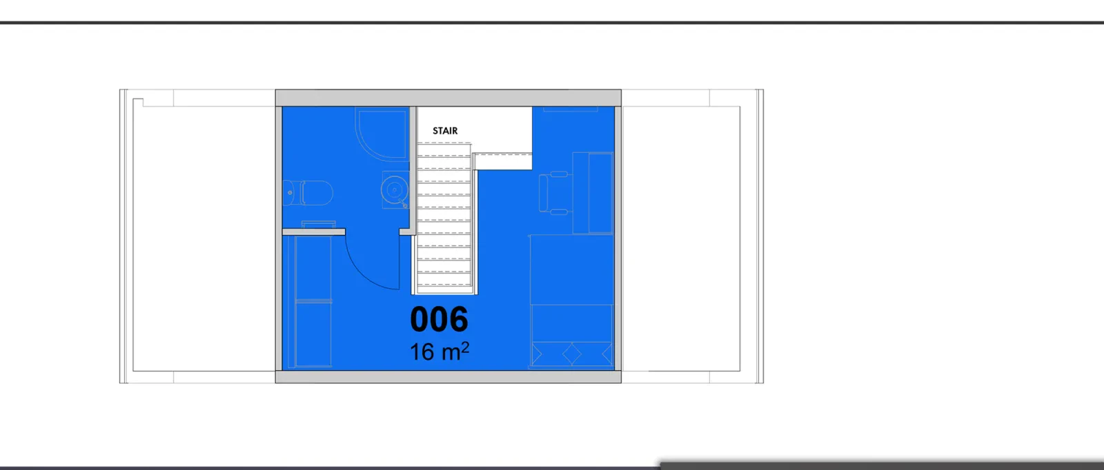 Third floor plan of 379 Alfreton Road