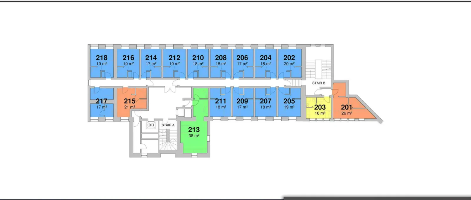 Second floor plan of Carlton House